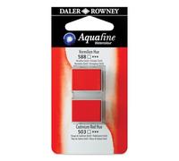 Aquafine H/P - Set di 4 blister da 4 pezzi, colore: Rosso