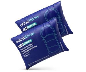 Aquafloow 2x Deumidificatore per Auto 200g, Riutilizzabile Deumidificatore Granulato | Assorbe l'umidità su Parabrezza e Interni | Cuscino Deumidificatore per Guardaroba, Auto, Camera da Letto