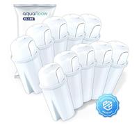 Aquafloow Cartucce Filtranti per Acqua, per Brocca Filtro, Elimina Cloro, Impurità e Metalli Pesanti | Filtro di Ricambio per Aquaphor B100-15, Dafi Classic, Brita Classic, Laica- 10 pezzi