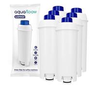 Aquafloow Filtro Acqua Compatibile con Macchina da Caffè De’Longhi® DLSC002 Magnifica® S, Eletta®, Dinamica®, PrimaDonna® e Serie ECAM - Filtro Addolcitore Anticalcare per Espresso (6x)