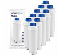 Aquafloow Filtro Acqua Compatibile con Macchina da Caffè De’Longhi® DLSC002 Magnifica® S, Eletta®, Dinamica®, PrimaDonna® e Serie ECAM - Filtro Addolcitore Anticalcare per Espresso (10x)