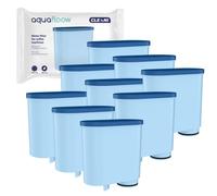 Aquafloow Filtro Acqua per Macchina Caffè, Filtro Acqua Anticalcare CA6903/01 Aquaclean Filtro Acqua per Macchina da Caffe Philips e Saeco, 9 Pezzi
