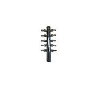 AQUAFORTE Acquaforte ripartitore d'Aria per Tubo 4mm, 10 uscite Grigio con Hahn