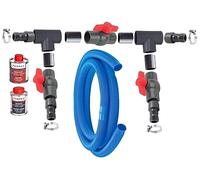 AQUAFORTE Bypass Basi - Connettore per Pompa di Calore, Colore: Nero