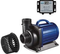 AQUAFORTE DM-10.000 Vario S, 34 - 85 W, Portata 6 - 10 m3 all'ora, Altezza di mandata 5,5 m, Regolabile con Controller Esterno. adatto Come Pompa per laghetto o Come Pompa a Cascata