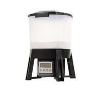 AquaForte Fishfeeder 6 litri di energia solare, 1-6 alimentazioni/giorno, tempo di alimentazione fino a 20 sec, dimensione pellet 3-10 mm, campo di espulsione ± 1, 2 o 3 m, angolo di distribuzione: