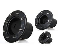 AQUAFORTE Guida per Serbatoio e Pellicola, Extra Pesante e Grande, 160 mm, Colore: Nero