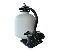 AQUAFORTE - Set sq460 Junior per 60 m³ Piscina, Pompa filtrante a Sabbia 10 m³/h, 550 W
