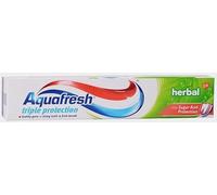 Aquafresh Triple Protection Dentifricio a base di erbe Shield the Denti contro gli Acidi di zucchero, protezione completa contro la carie 24 ore 75 ml x 3 (3 pezzi)