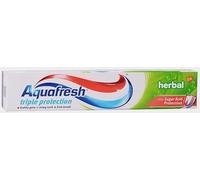 Aquafresh Triple Protection Dentifricio a base di erbe Shield the Denti contro gli Acidi di zucchero, protezione completa contro la carie 24 ore 75 ml x 3 (3 pezzi)