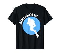 Aquaholic - Divertenti immersioni subacquee e snorkeling subacqueo Maglietta