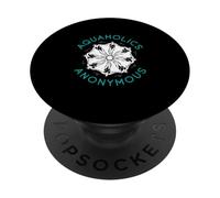 Aquaholics Anonymous - Nuotatori artistici sincronizzati PopSockets PopGrip Adesivo