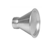 Aquajet 821 Piatto-Flat Doccia in Alluminio, Argento, 3/10,2 cm