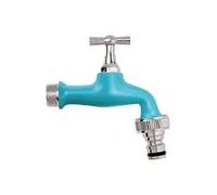 Aquajet B 995 Blu Giardino Rubinetto con connettore rapido, Blu Oceano, 30 x 30 x 30 cm