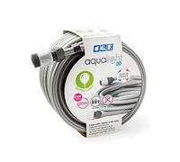 Aqualight, set di tubi da giardino leggero, tubo da 30 metri (5/8"), connettori per tubi flessibili, antipiega e torsione, particolarmente leggero, tubo per l'irrigazione