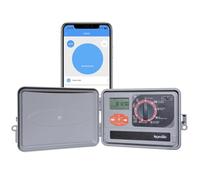 Aqualin Controllo Automatico di irrigazione WiFi, Computer di irrigazione a 11 Zone con Alimentatore UE, per irrigazione del Giardino, Agricoltura, Campo da Gioco e Campo da Golf