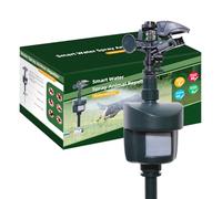 Aqualin Spruzzatore attivato dal movimento per gatti con rilevamento giorno e notte Getto d'acqua Repellente per animali Controllo dei parassiti Spruzzatore d'acqua attivato dal movimento per giardino