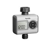 Aqualin Timer dell'acqua per rubinetto da giardino con ingresso in ottone LCD tubo dell'acqua Timer con 3 modalità, sensore di ritardo e pioggia, sistema di irrigazione automatico, resistente alle