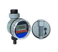 Aqualin - Valvola a sfera automatica da giardino, display LCD, timer per l'acqua, regolatore di irrigazione impermeabile con foro sensore pioggia