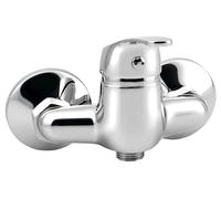 AQUALINE 35 - Rubinetto per doccia senza deviatore, distanza 100 mm, cromato