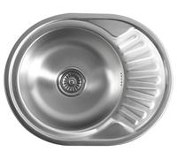 Aqualine lavello in acciaio 57x45 cm AQ5745B
