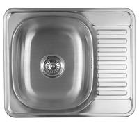 Aqualine lavello in acciaio 58x48 cm AQ5848B