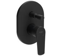 Aqualine Lotta rubinetto per doccia da incasso nero LT742B