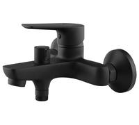 Aqualine Lotta rubinetto per vasca e doccia a parete nero LT610B
