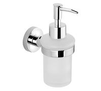 Aqualine Samba dispenser di sapone liquido 150 ml cromo-vetro SB119