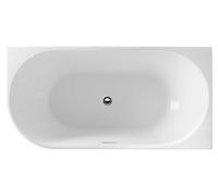 Aqualine Tibera vasca da bagno a parete 140x70 cm bianco E1055