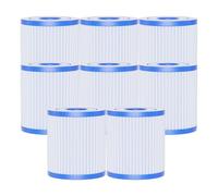 AQUALTRA Filtro per Piscina Compatibile con 29007E Tipo H, Cartuccia di Ricambio per Pompa Filtro 330 GPH, Filtri per Piscine Fuori Terra, 102 x 92 MM 8 Pezzi