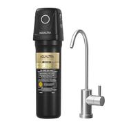 AQUALTRA USF01-BKF Sistema sottolavabo con rubinetto, 45400L, certificato NSF/ANSI/CAN 372, riduce PFOA, PFOS, cloro, piombo, mercurio, cloramina, fluoro, microplastiche, cattivo gusto & odore