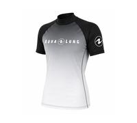 AQUALUNG - RASHGUARD LADY NEW S/S - BLACK/WHITE