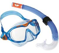 AQUALUNG Snorkeling Combo Mix for Kids 4+ with Mask and Snorkel Blue and Orange