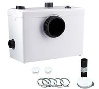 Aquamach Trituratore Maceratore per WC 600W - Lame Acciaio Inox per Lavabo Bidet Doccia 3 attacchi disponibili