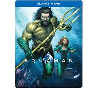 Aquaman (2DBD SteelBook/Blu-ray + DVD Combo Pack) (BD) (Blu-ray) Jason Momoa