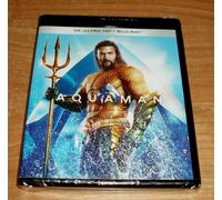 Aquaman 4K UHD+ Blu-Ray Nuovo Sigillato Azione Avventure (Senza Aprire) R2