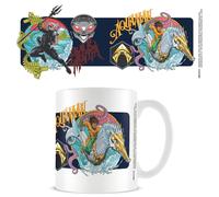 Aquaman And The Lost Kingdom (Aquaman Vs Black Manta) White Pod Mug MUG NUOVO