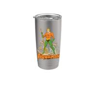 Aquaman Aquaman Distressed Bicchiere termico in acciaio inox doppia parete