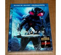 Aquaman Digibook Blu-Ray 3D + + Libro Nuovo Sigillato Azione (Senza Aprire) R2