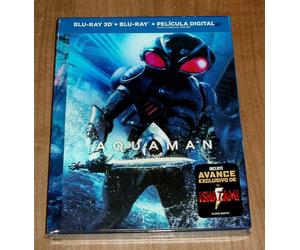 Aquaman Digibook Blu-Ray 3D + + Libro Nuovo Sigillato Azione (Senza Aprire) R2