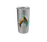 Aquaman Movie Water Shield Bicchiere termico in acciaio inox doppia parete