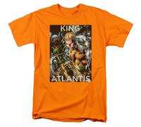 Aquaman Re Di Atlantide Maglietta Licenziata DC Comics Per Adulti