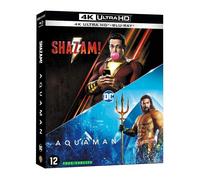 Aquaman + Shazam Cofanetto Blu-Ray 4K + Blu-Ray Nuova
