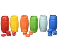 Aquamarine Games -FICHAS PARCHIS-Oca 6 Giocatori Legno Giochi da Tavolo, Multicolore, No-Value (Produttore CP032)