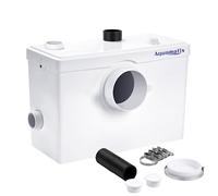 Aquamatix Trituratore Pompa Maceratore 600W Pompa di Sollevamento 240L/min Portata 10 m Distanza di pompaggio verticale con 3 ingressi per WC, lavandino e lavatrice