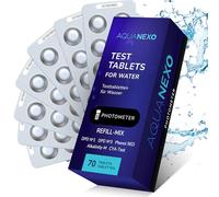 AQUANEXO 100 compresse per test fotometro, rosso fenolico, DPD1, DPD3, Alkalinity M, test CYA, per piscine, idromassaggio, piscina per bambini, accessori per piscina