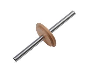 Aquanova HANDLES ricambio maniglia per portascopino WC, STIBHR-15, HANDLES albero della gomma/cromo [Accessori Bagno > Accessori per Accessori Bagno]