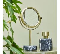 aquanova NERO specchio cosmetico, ingrandimento 3x, NERMIR-09, NERO [Specchi Cosmetici > Specchi Cosmetici]