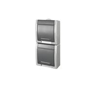 AQUANT Presa doppia SCHUKO verticale esterna IP55 1254-10